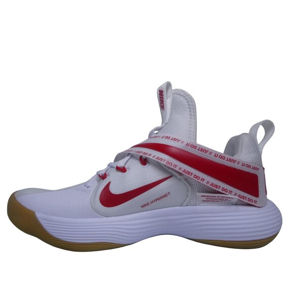 Nike React HyperSet SE Volleyball Shoes - White/Team Crimson Size 9.5 Men\'s/11.5 main image 8